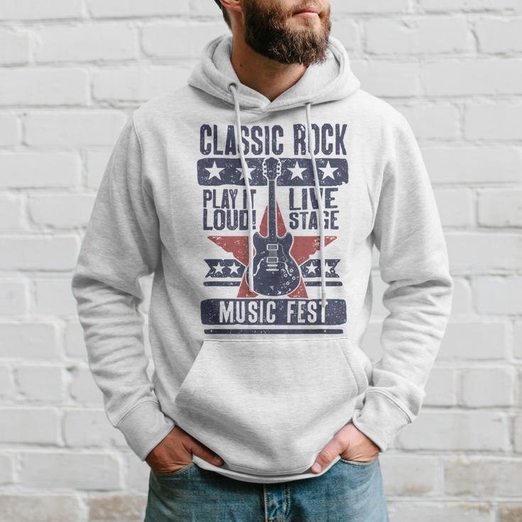 Classic Rock Music Fest Play It Loud Hoodie Gifts for Him