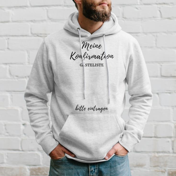 Confirmation Guest List Confirmants Hoodie Geschenke für Ihn