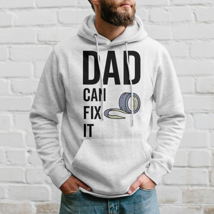 Dad Can Fit It Handyman Diy Duct Tape Father's Day Hoodie Gifts for Him