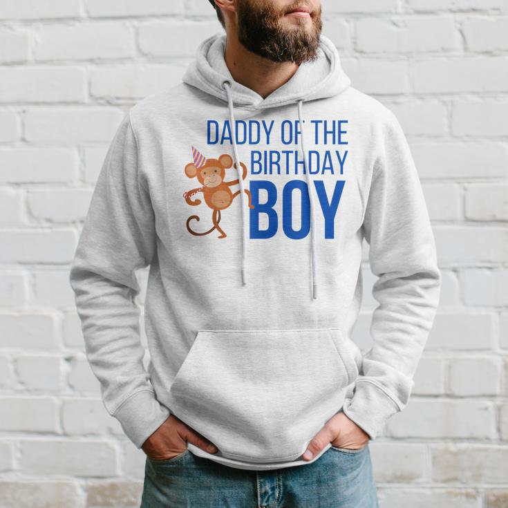 Daddy Of The Birthday Boy Party Monkey Dad Hoodie Gifts for Him