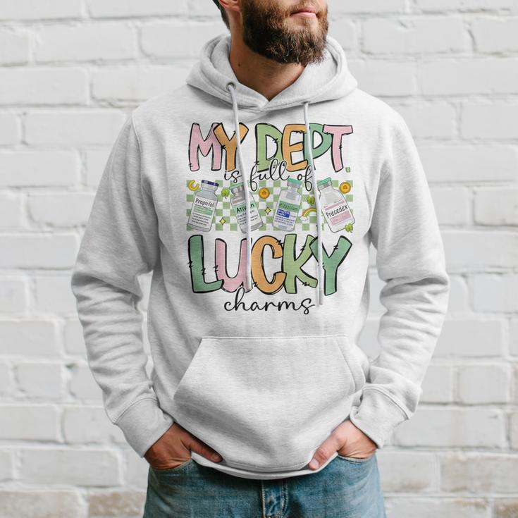 My Dept Is Full Of Lucky Charm Pharmacist St Patrick's Day Hoodie Gifts for Him