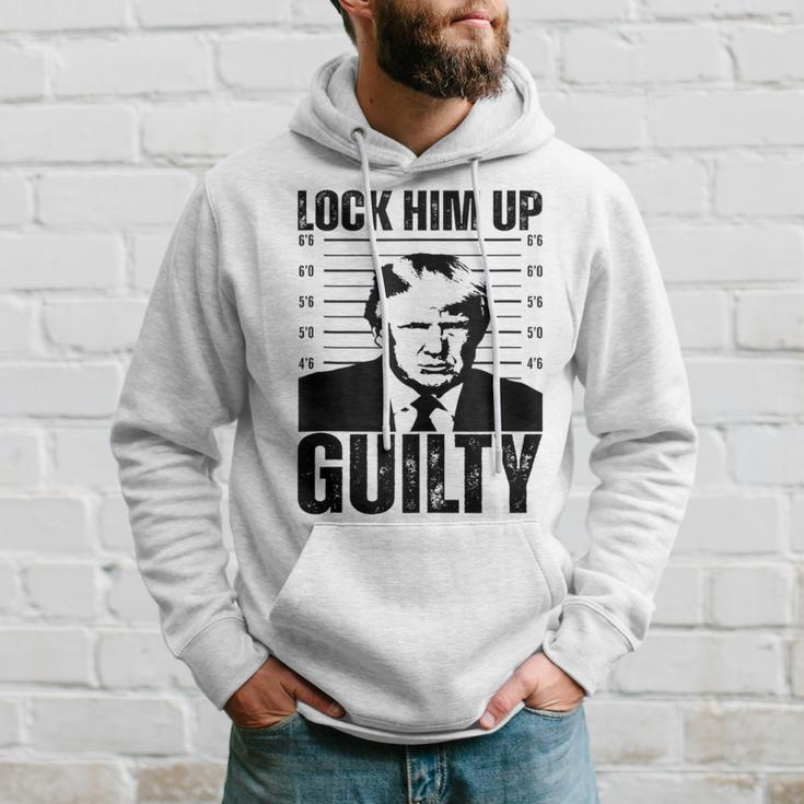 Donald Trump Hot Lock Him Up Trump Shot Hoodie Gifts for Him