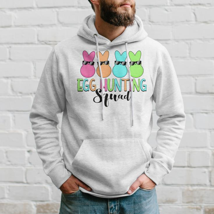 Egg Hunting Squad Cute Bunny Rabbit Lover Happy Easter Day Hoodie Gifts for Him