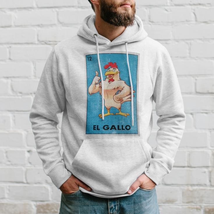 El Gallo Lottery Tradicional Vintage Rooster Hoodie Gifts for Him