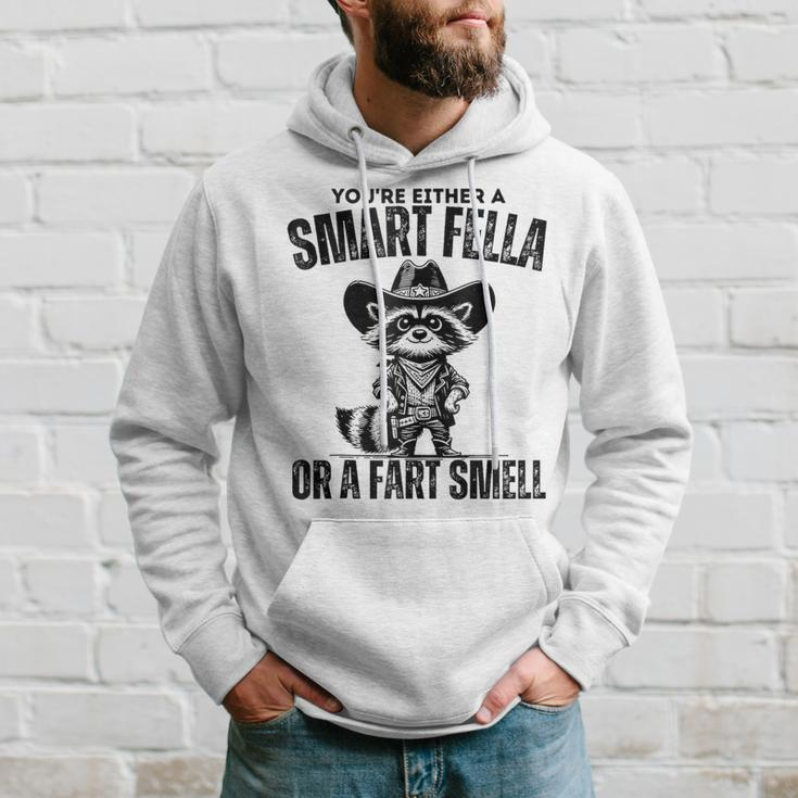 Fart Joke You're Either A Smart Fella Or A Fart Smell Hoodie Gifts for Him