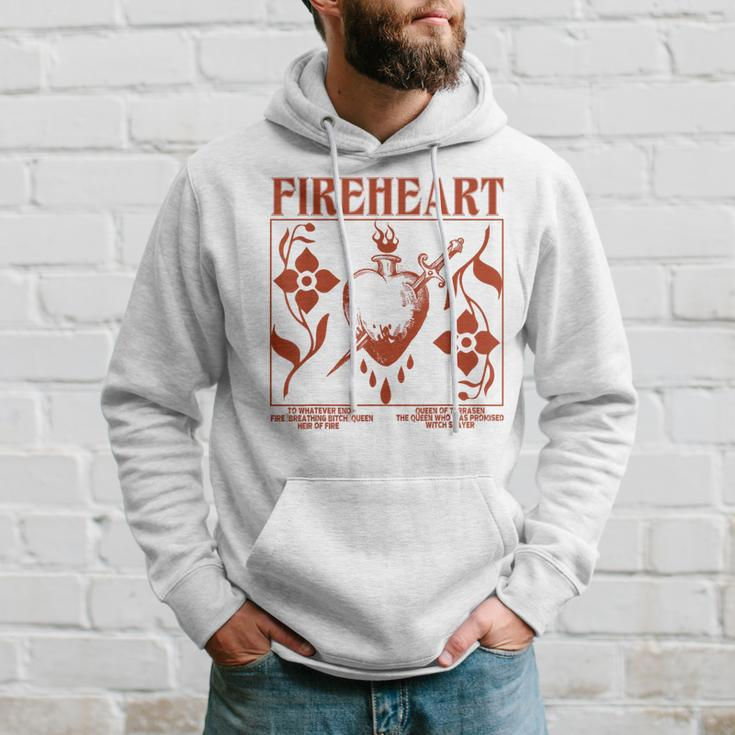 Fireheart To Whatever End Fire Breathing Hoodie Gifts for Him
