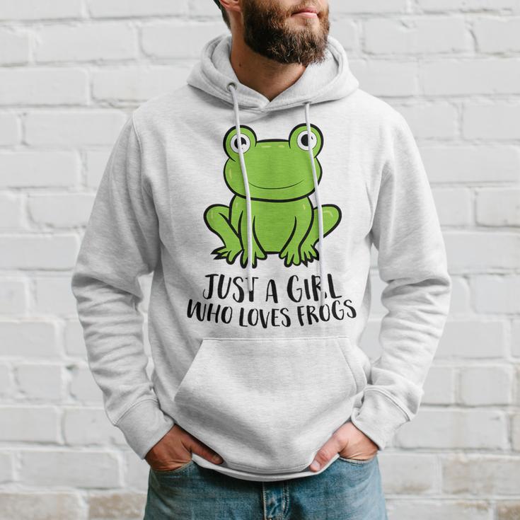 Frosch Mädchen Nur Ein Frosch Mädchen Das Frösche Liebt Hoodie Geschenke für Ihn