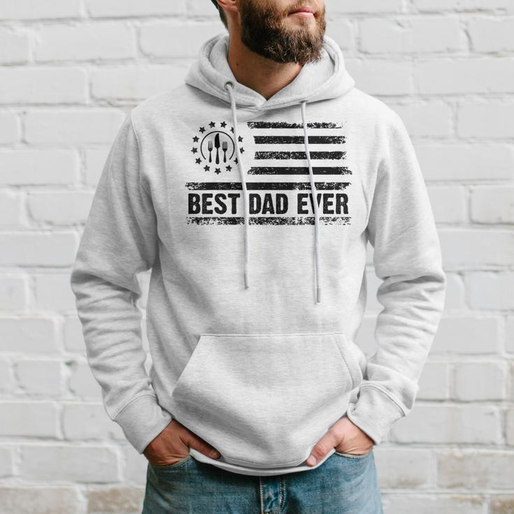 American Flag For Cooking Dad Daddy Father's Day Hoodie Gifts for Him