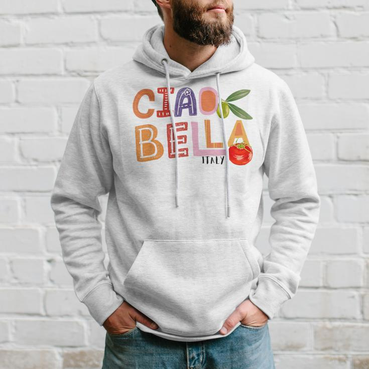 Ciao Bella Saying Italy Garden For Italian Foods Lover Hoodie Gifts for Him