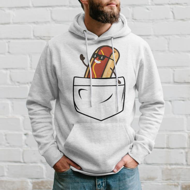 Hotdog In A Pocket Meme Grill Cookout Barbecue Joke Hoodie Gifts for Him