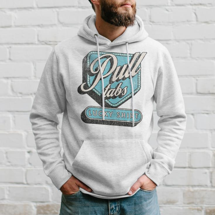 Gambling Ticket Pull-Tab Game Las Vegas Pull Tabs Lucky Hoodie Gifts for Him