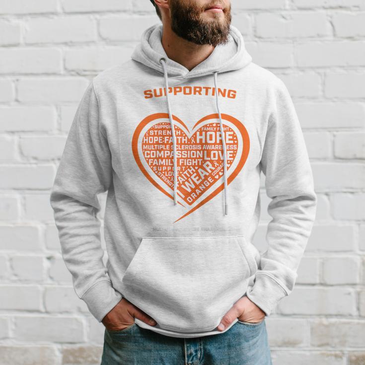 Geschenke Ms Apparelater Papa Mehrere Sklerose Bewusstsein Raglan Kapuzenpullover Geschenke für Ihn