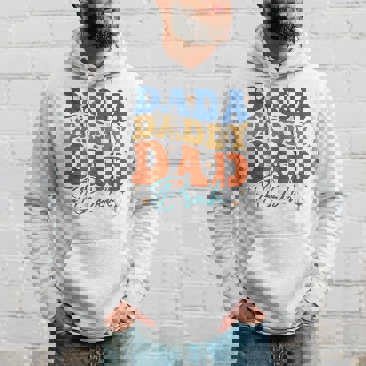Groovy Dada Daddy Dad Bruh Fathers Day Hoodie Gifts for Him