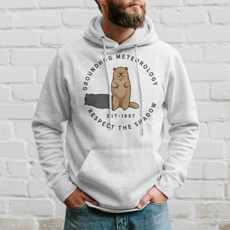 Groundhog Day Quote Respect The Shadow Meteorology Hoodie Gifts for Him