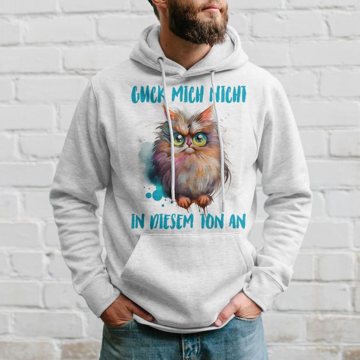 Guck Mich Nicht In Dieser Ton White Hoodie Geschenke für Ihn