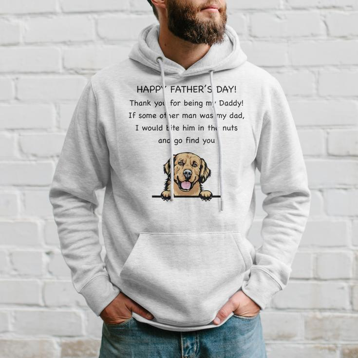 Happy Father's Day Thank You For Being My Daddy Dog Lovers Hoodie Gifts for Him