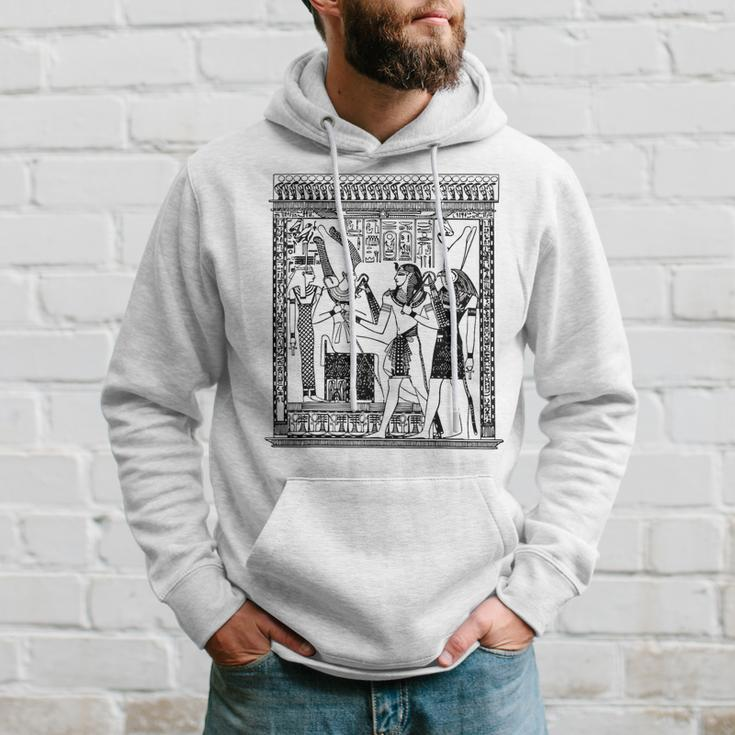 Hathor Ancient Egypt Egyptian God Graphic Hoodie Gifts for Him