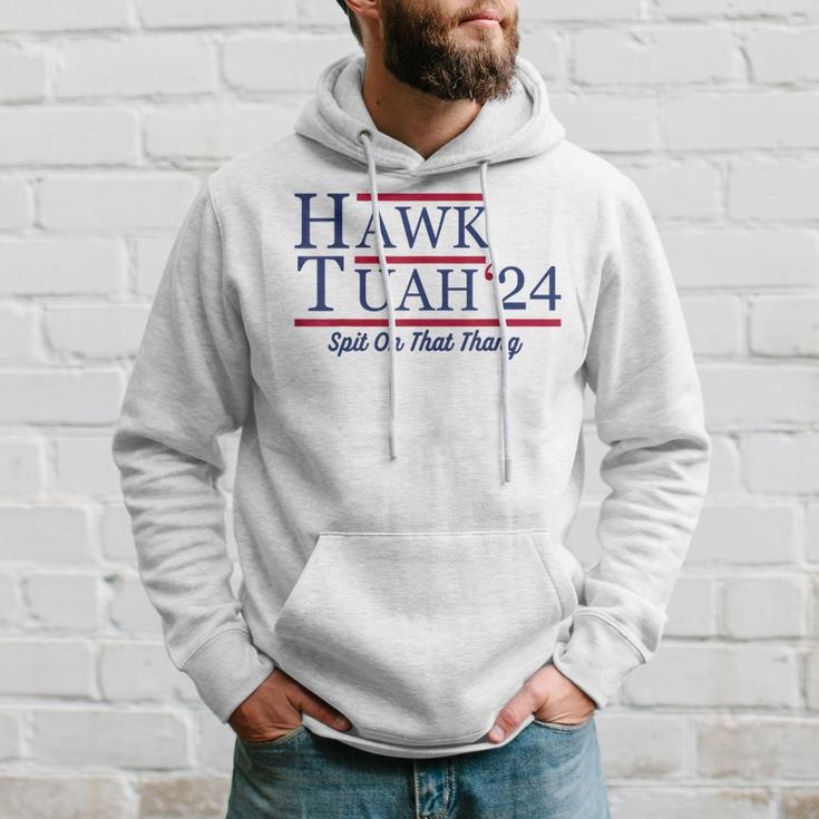 Hawk Tuah 24 Spit On That Thang Hawk Tuah 2024 Hawk Tush Hoodie Gifts for Him
