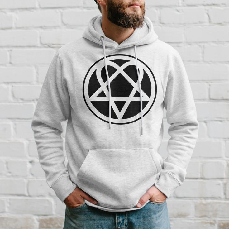 Heartagram Pentagram Hoodie Geschenke für Ihn