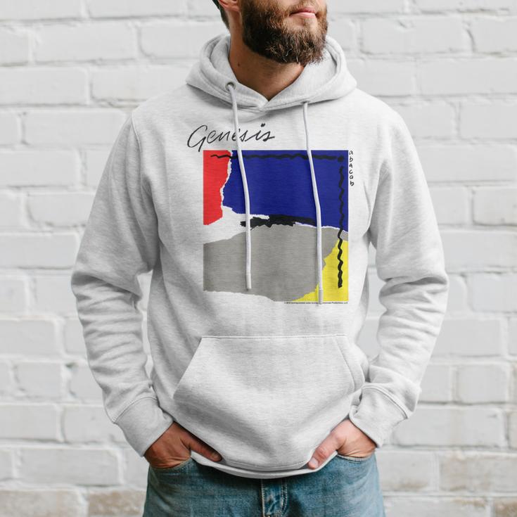 Herren Hoodie mit Genesis-Schriftzug in abstraktem Design Geschenke für Ihn