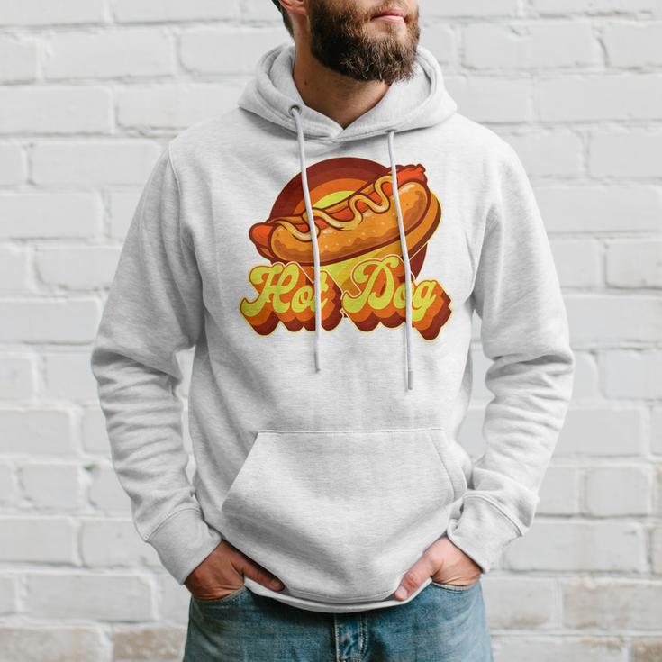 Hot Dog Adult Retro Vintage Hot Dog Hoodie Gifts for Him