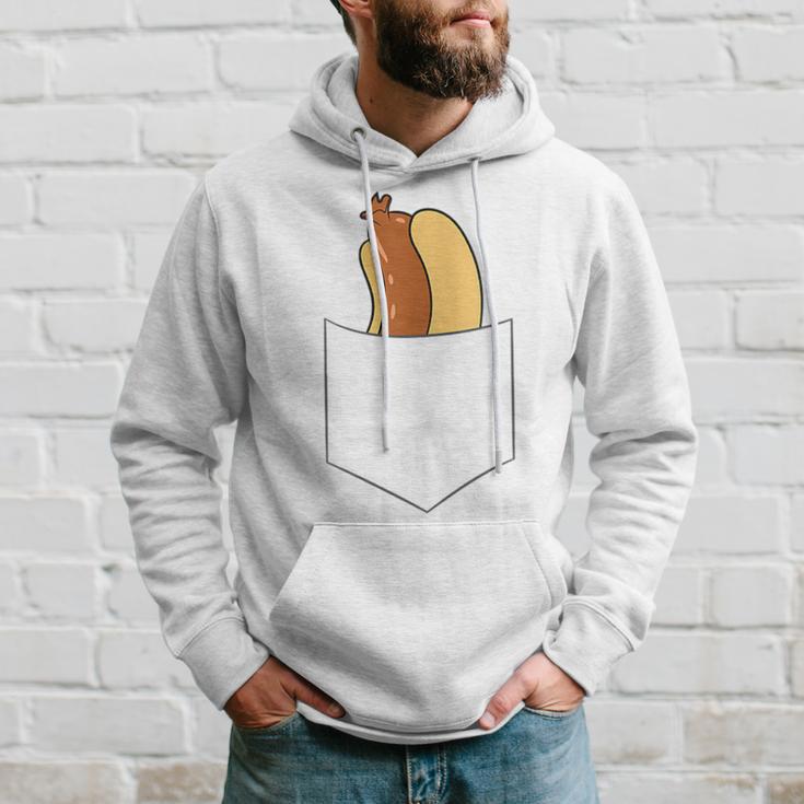 Hotdog In A Pocket Love Hotdog Pocket Hot Dog Hoodie Gifts for Him