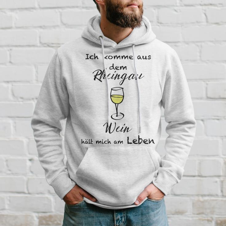 Ich Komme Aus Dem Rheingau Wein Halten Mich Am Leben Kapuzenpullover Geschenke für Ihn