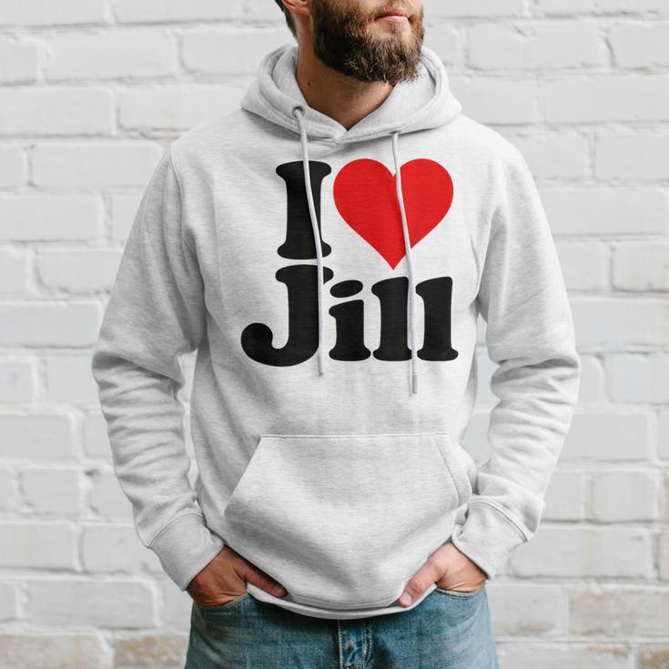 Ich Liebe Den Namen Jill In Herz Auf Einem Kapuzenpullover Geschenke für Ihn