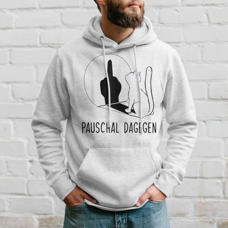 Ich Muss Gar Nix Cat Pauschal Daggen Hoodie Geschenke für Ihn