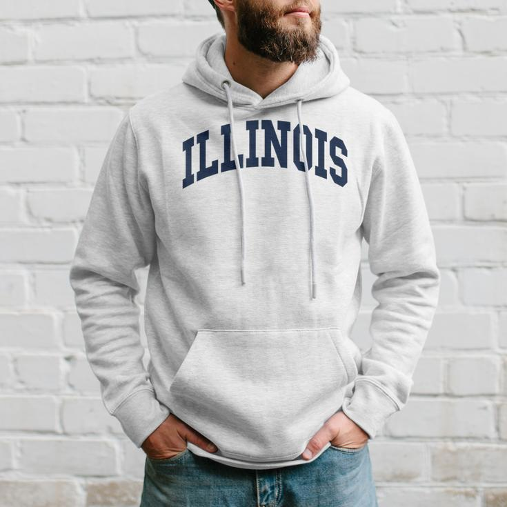Illinois Throwback Classic Hoodie Gifts for Him