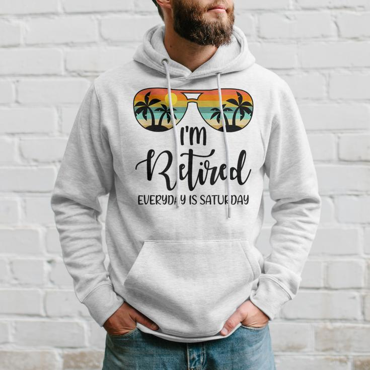 I'm Retired Everyday Is Saturday Retirement Retirees Hoodie Gifts for Him