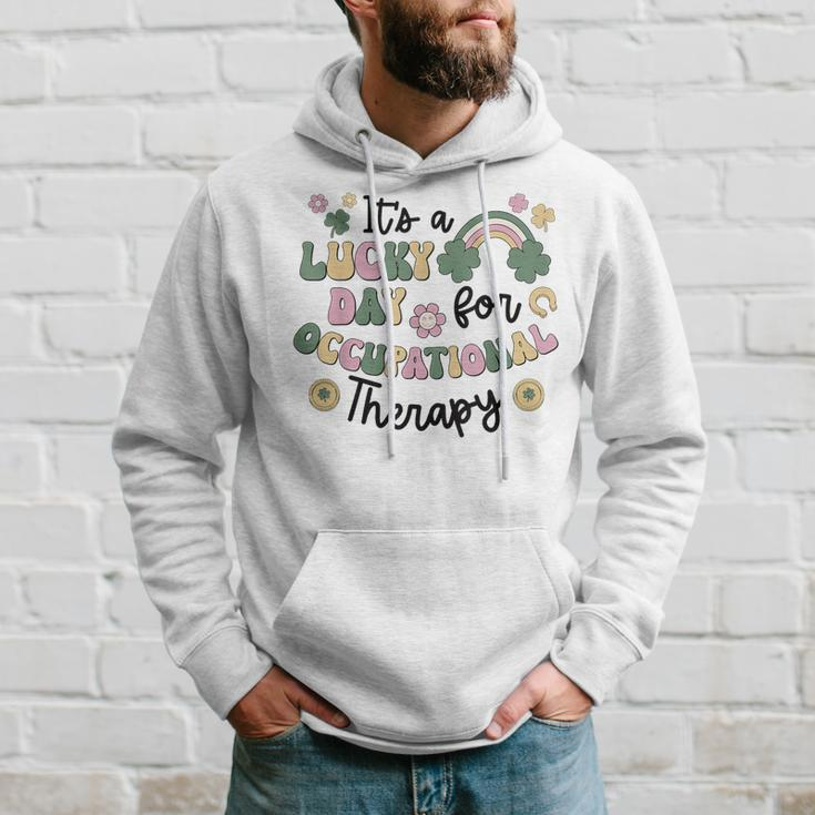 It's A Lucky Day For Occupational Therapy St Patrick's Day Hoodie Gifts for Him