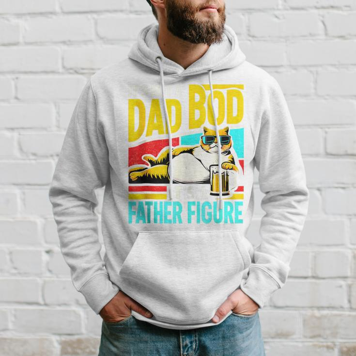 It's Not A Dad Bod It's A Father Figure Cat Dad Father's Day Hoodie Gifts for Him