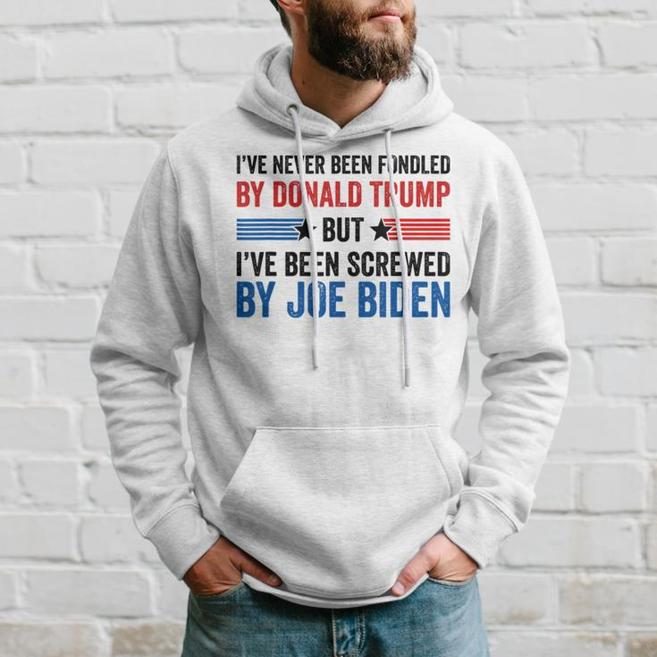 I've Never Been Fondled By Donald Trump But Joe Biden Hoodie Gifts for Him