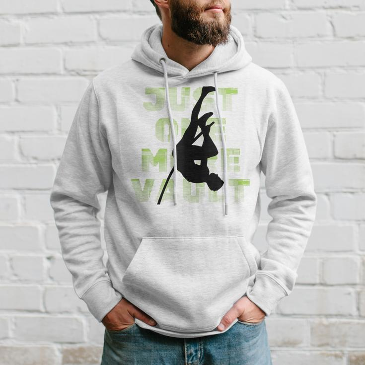 Just One More Vault Fun Pole Vaulting Hoodie Gifts for Him