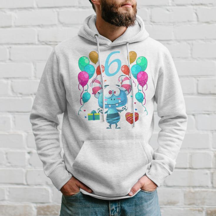 Kinder Geburtstags 6 Jahre Monster Geburtstag Hoodie Geschenke für Ihn