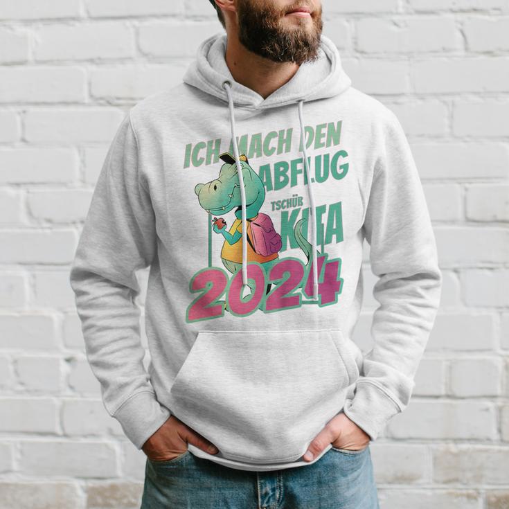 Kinder Ich Mach Den Abflug 2024 Schulkind Einschulung Schule Kapuzenpullover Geschenke für Ihn