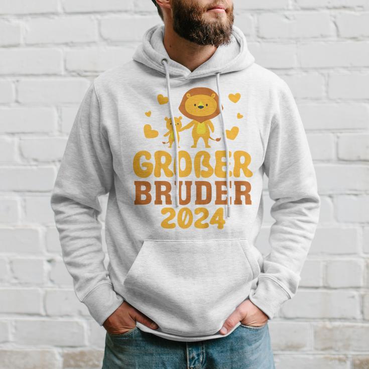 Kinder Ich Werde Ein Großer Bruder 2024 Lion Big Brother 2024 Hoodie Geschenke für Ihn