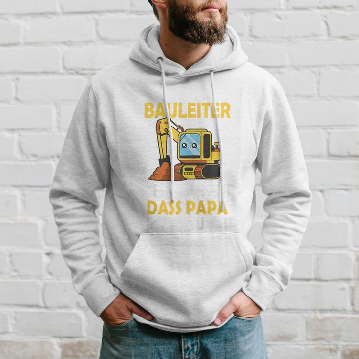 Kinder Mini Bauleiter Ich Passe Auf Dass Papa Nicht Pfuscht Bauherr Kapuzenpullover Geschenke für Ihn