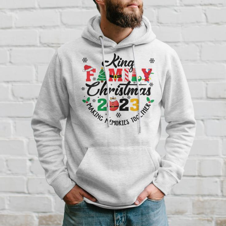 King Family Name Christmas Matching Surname Xmas Hoodie Gifts for Him