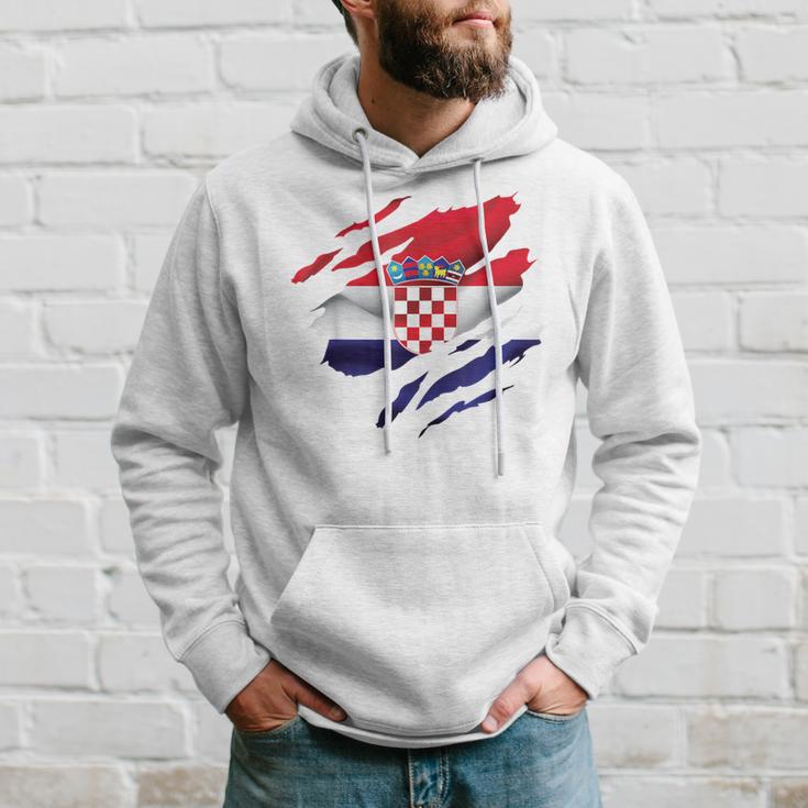 Kroatien Flagge Kroatisch Croatia Kinder Kroatien Hrvatska Kapuzenpullover Geschenke für Ihn