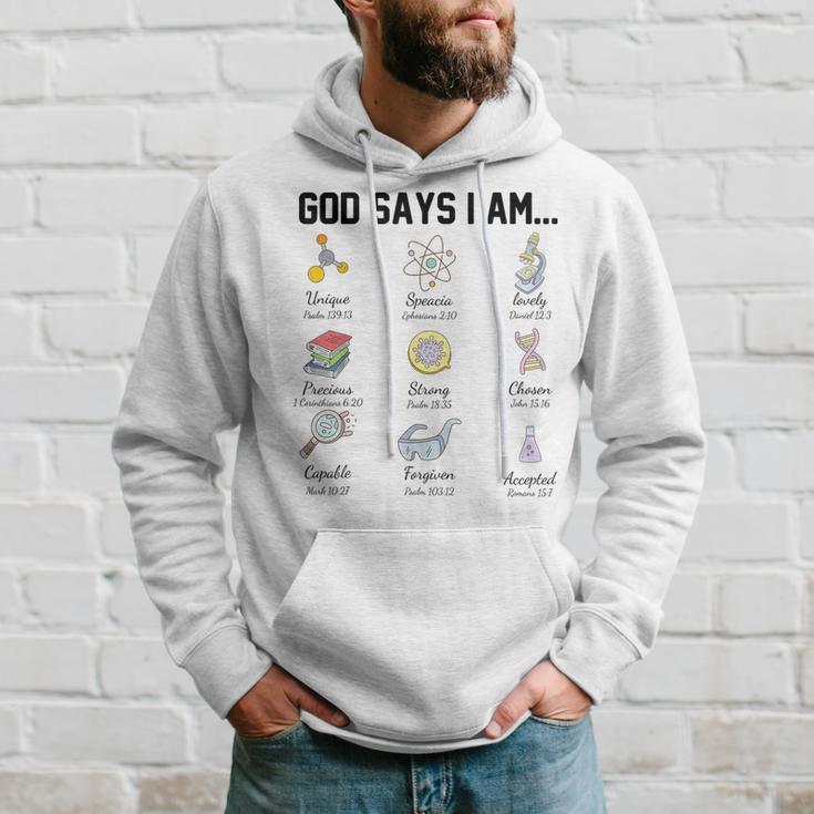 Lab Tech God Says I Am Lab Week 2024 Medical Assistant Hoodie Gifts for Him