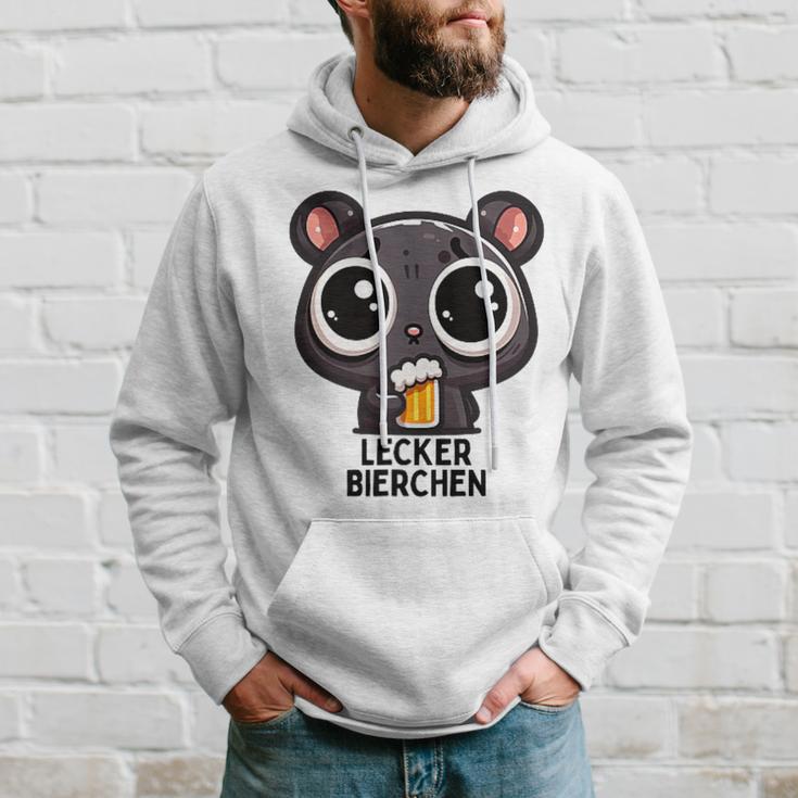 Lecker Bierchen Sad Hamster Meme Kapuzenpullover Geschenke für Ihn