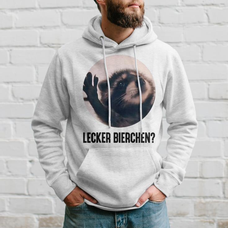 Lecker Bierchen X Pedro Waschbär Meme Cute Racoon Kapuzenpullover Geschenke für Ihn