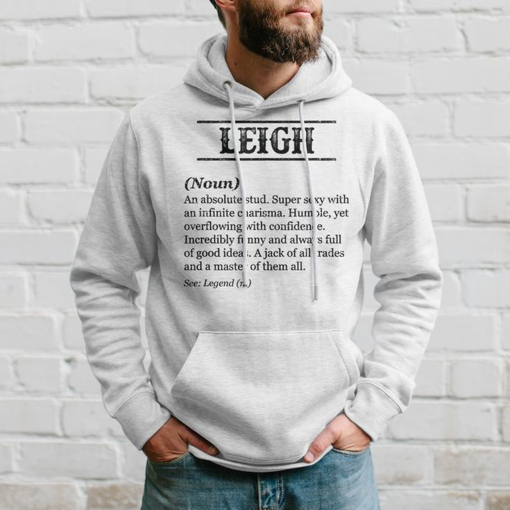 Leigh Phrase With Name Definition Customized Men's Hoodie Gifts for Him