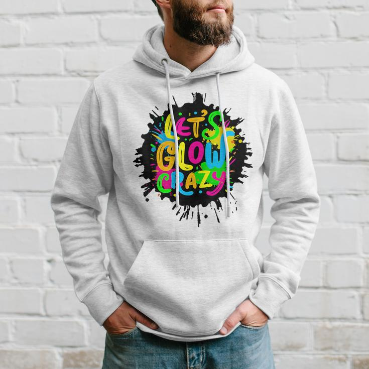 Let Glow Crazy Colorful Group Team Tie Dye Hoodie Gifts for Him