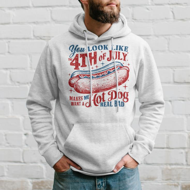 You Look Like 4Th Oj July Makes Me Want A Hot Dog Real Bad Hoodie Gifts for Him