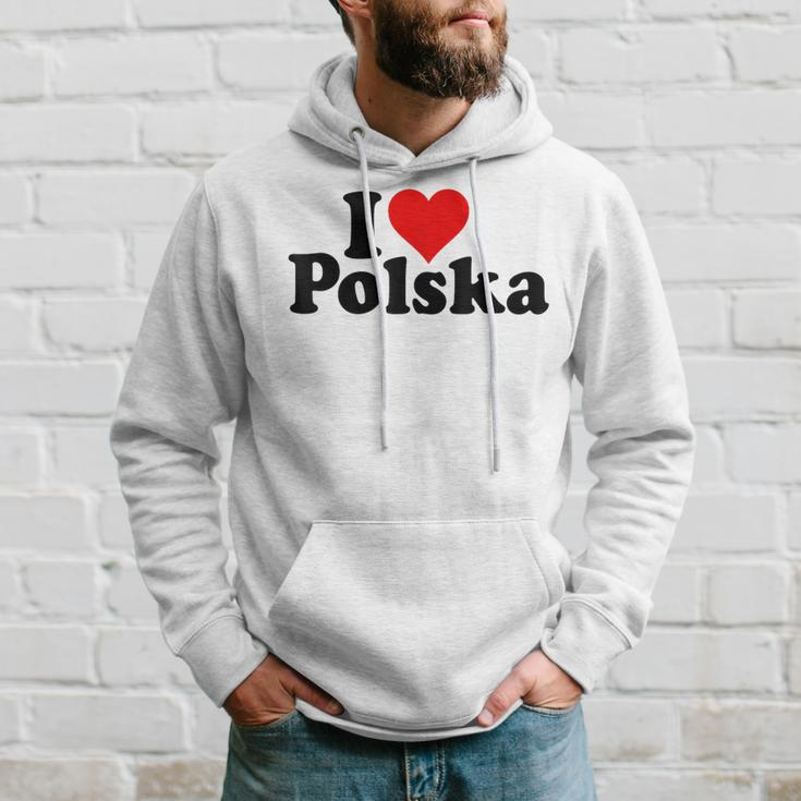 I Love Heart Polska Poland Hoodie Geschenke für Ihn
