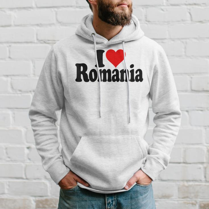 I Love Heart Rumänien Rumänische Kultur Hoodie Geschenke für Ihn