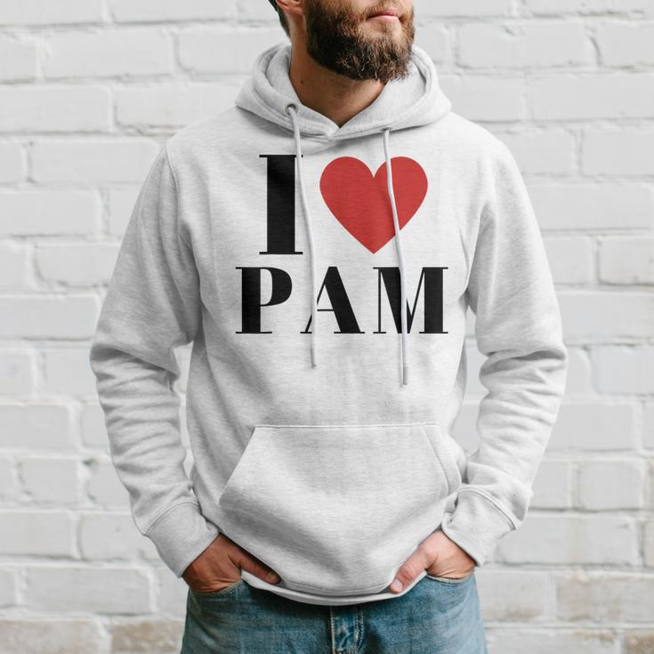 I Love Pam Heart Family Lover Custom Name Pam Idea Pam Hoodie Gifts for Him